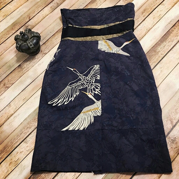 Anthropologie Floreat Midnight Migration Dress - Picture 2 of 7